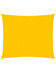 Vela Parasole 160 g/m² Quadrata Giallo 5x5 m in HDPE 2