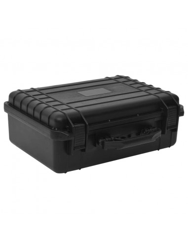 Valigetta da Volo Portatile Nera 47x36x18 cm in PP