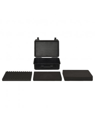 Valigetta da Volo Portatile Nera 47x36x18 cm in PP