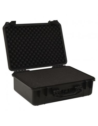 Valigetta da Volo Portatile Nera 47x36x18 cm in PP