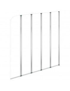 Cabina da Bagno 120x140 cm in Vetro Temperato