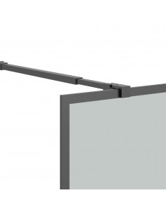 Cabina Doccia 80x195 cm con Vetro Temperato Scuro