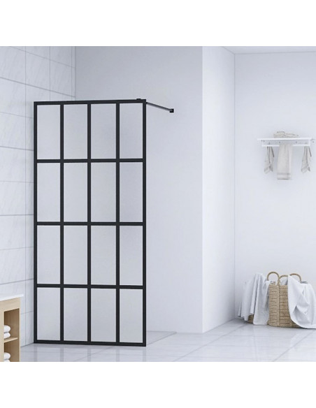 Cabina Doccia con Schermo in Vetro Temperato Glassato 140x195cm