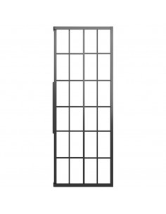 Cabina Doccia ESG Smerigliato 70x70x180 cm Nera