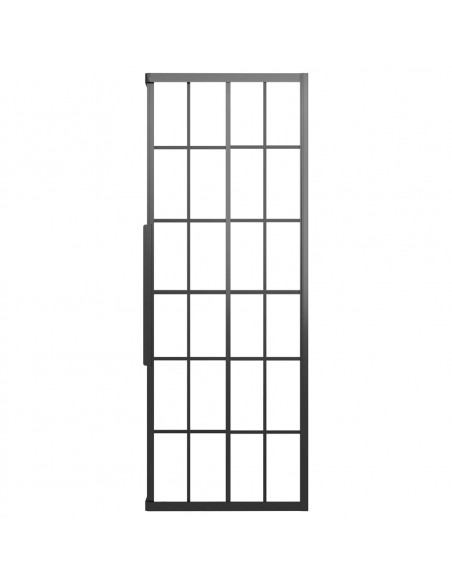 Cabina Doccia ESG Smerigliato 70x70x180 cm Nera