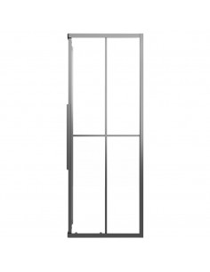 Cabina Doccia ESG Smerigliato 80x80x180 cm Nera