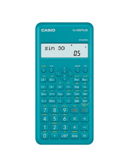 Calcolatrice Casio FX 220 Plus 2 FX SERIES S.V.P.A.M. Certificata Azzu
