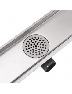 Canaletta di Drenaggio Lineare 530x140 mm in Acciaio Inox