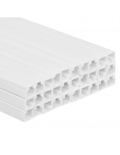 Canalina per Cavi 20x10 mm 30 m in PVC
