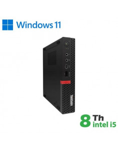 Tiny PC LENOVO RINOVO REFURBISHED ThinkCentre M720Q RN85522111 SFF i5-8x00t 8GB SSD NEW 256GB NO DVD W11P