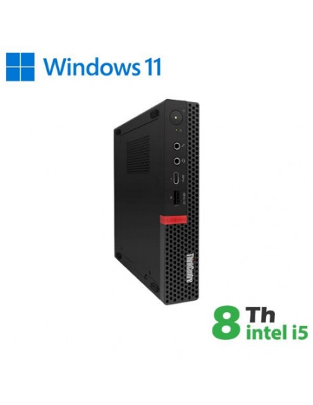 Tiny PC LENOVO RINOVO REFURBISHED ThinkCentre M720Q RN85522111 SFF i5-8x00t 8GB SSD NEW 256GB NO DVD W11P