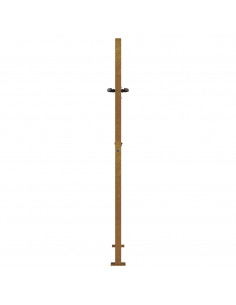 Cancello da Giardino 105x130 cm in Acciaio Corten Design Erba