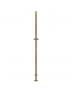 Cancello da Giardino 105x205 cm in Acciaio Corten