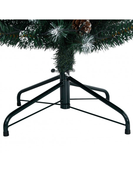 Albero di Natale Artificiale Sottile con 150 LED 150 cm