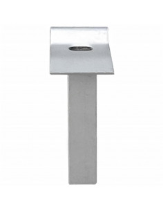 Cancello per Giardino in Acciaio Zincato Grigio 400x175 cm