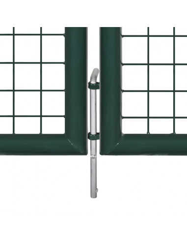Cancello per Giardino in Rete Metallica 289x75 cm/306x125 cm