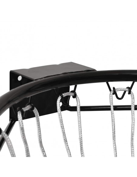 Canestro da Basket Nero 39 cm Acciaio
