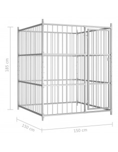 Canile da Esterno 150x150x185 cm