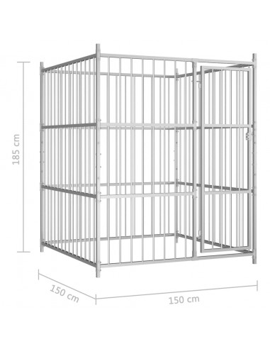 Canile da Esterno 150x150x185 cm