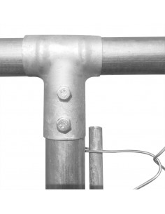 Canile da Esterno in Acciaio Zincato 950x570x185 cm