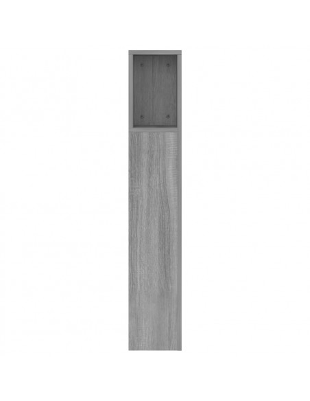 Testiera con Scomparti Grigio Sonoma 160x18,5x104,5 cm