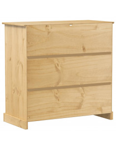 Cantinetta per Vini Corona 107,5x51x105,5cm Legno Massello Pino