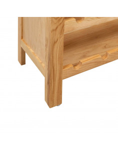 Cantinetta Portavini 72x32x90 cm in Massello di Rovere