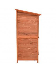 Capanno Attrezzi da Giardino 140x75x160 cm in Massello di Abete