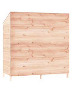 Capanno da Giardino 102x52x112 cm in Legno Massello di Abete