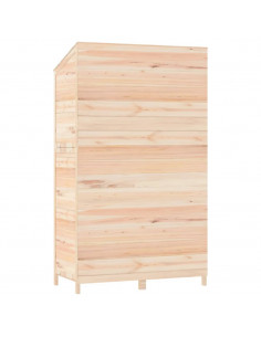 Capanno da Giardino 102x52x174,5 cm in Legno Massello di Abete