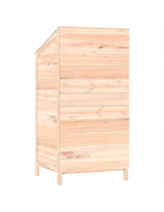 Capanno da Giardino 55x52x112 cm in Legno Massello di Abete