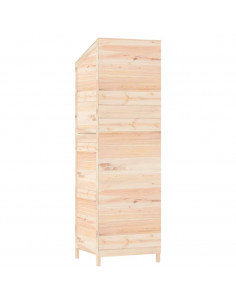 Capanno da Giardino 55x52x174,5 cm in Legno Massello di Abete