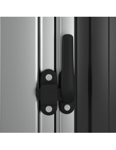 Capanno da Giardino Antracite 118,5x97x209,5 cm Acciaio Zincato