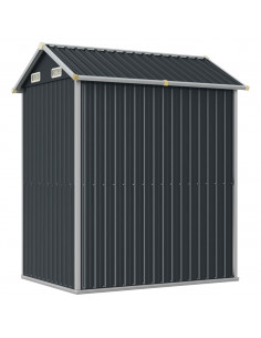 Capanno da Giardino Antracite 192x152,5x237cm Acciaio Zincato