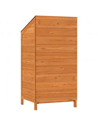 Capanno da Giardino Marrone 55x52x112cm Legno Massello di Abete