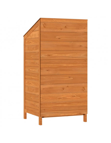 Capanno da Giardino Marrone 55x52x112cm Legno Massello di Abete