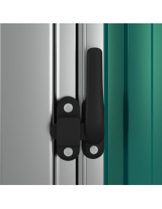 Capanno da Giardino Verde 118,5x97x209,5 cm in Acciaio Zincato