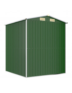 Capanno da Giardino Verde 192x191x223cm Acciaio Zincato