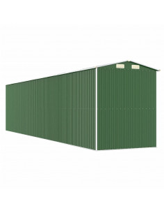 Capanno da Giardino Verde 192x855x223 cm Acciaio Zincato