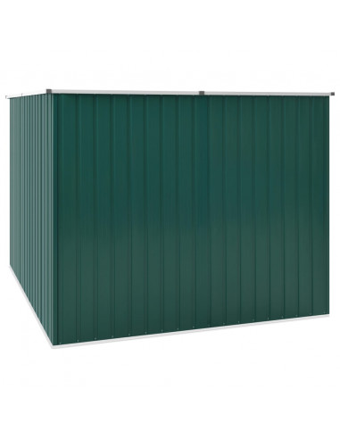 Capanno da Giardino Verde 195x198x159 cm in Acciaio Zincato