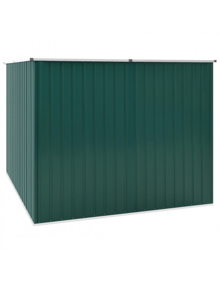 Capanno da Giardino Verde 195x198x159 cm in Acciaio Zincato