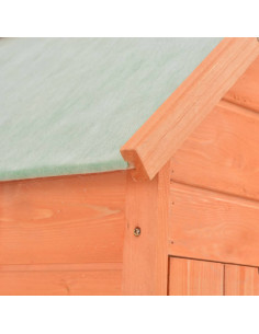 Capanno per Attrezzi in Legno 71x60x213 cm