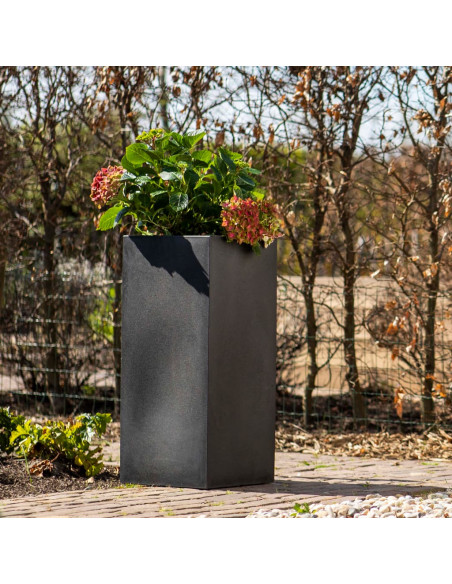 Capi Fioriera Urban Smooth Rettangolare 36 x 79 cm Nera