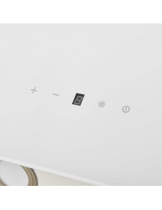 Cappa a Parete 60 cm in Acciaio e Vetro Temperato Bianco