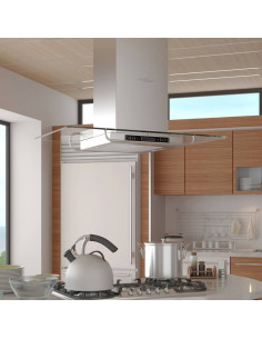 Cappa da Cucina a Isola con Display LCD