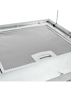 Cappa da Cucina ad Isola Sospesa LCD con Sensore 37 cm Acciaio