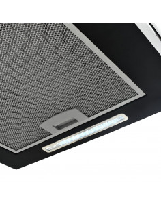 Cappa da Cucina ad Isola Sospesa LCD Sensore 37 cm in Acciaio