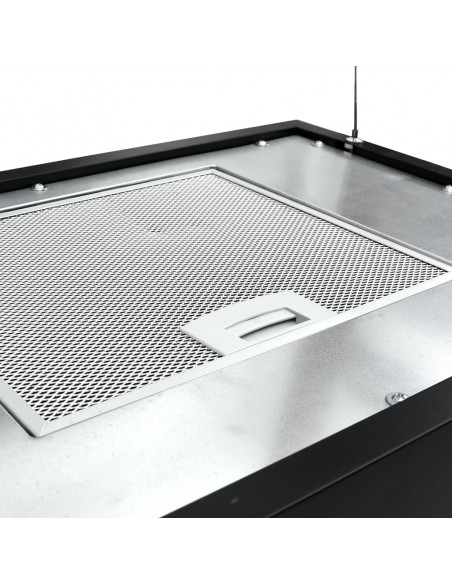 Cappa da Cucina ad Isola Sospesa LCD Sensore 55 cm in Acciaio Cappa da Cucina ad Isola Sospesa LCD Sensore 55 cm in Acciaio