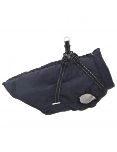 Cappotto Cani Imbracatura Impermeabile Riflettente Blu Navy 3XL