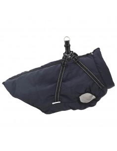 Cappotto Cani Imbracatura Impermeabile Riflettente Blu Navy 4XL